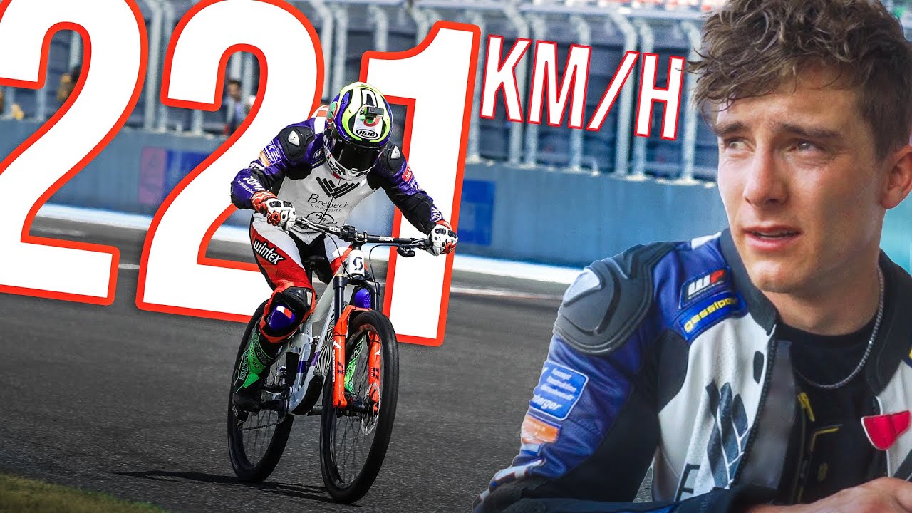 221km/h auf dem Mountainbike!
