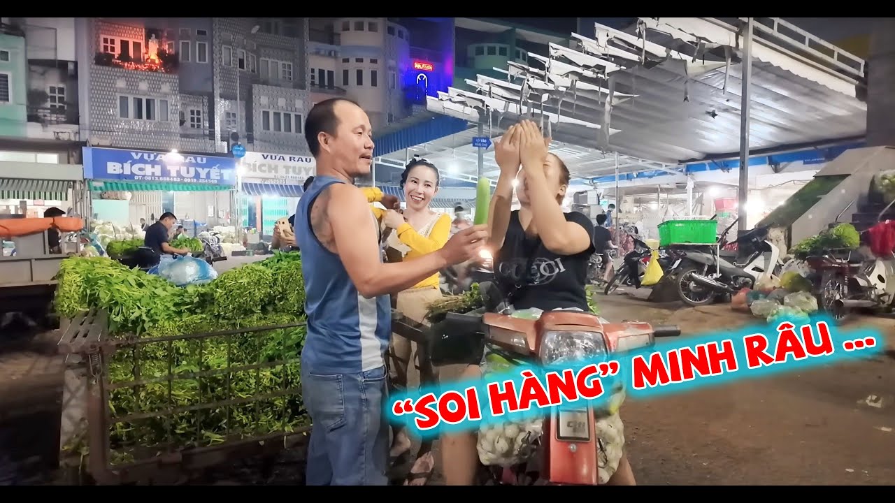 MINH RÂU MANG 'HÀNG KHỦNG' ĐI KHOE KHẮP CHỢ, NHỜ CHỊ EM ĐÁNH GIÁ CHẤT LƯỢNG!