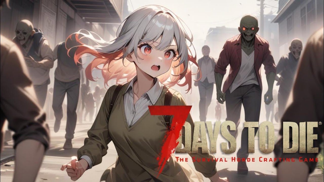 【7days to die】ネタバレ禁止！七日ごとに襲撃がくる世界でサバイバル！