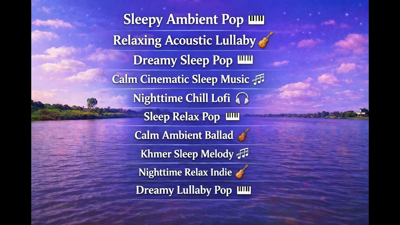 Sleepy Ambient Pop — Relaxing & Dreamy Sleep Music Playlist (Lofi, Acoustic & Cinematic)