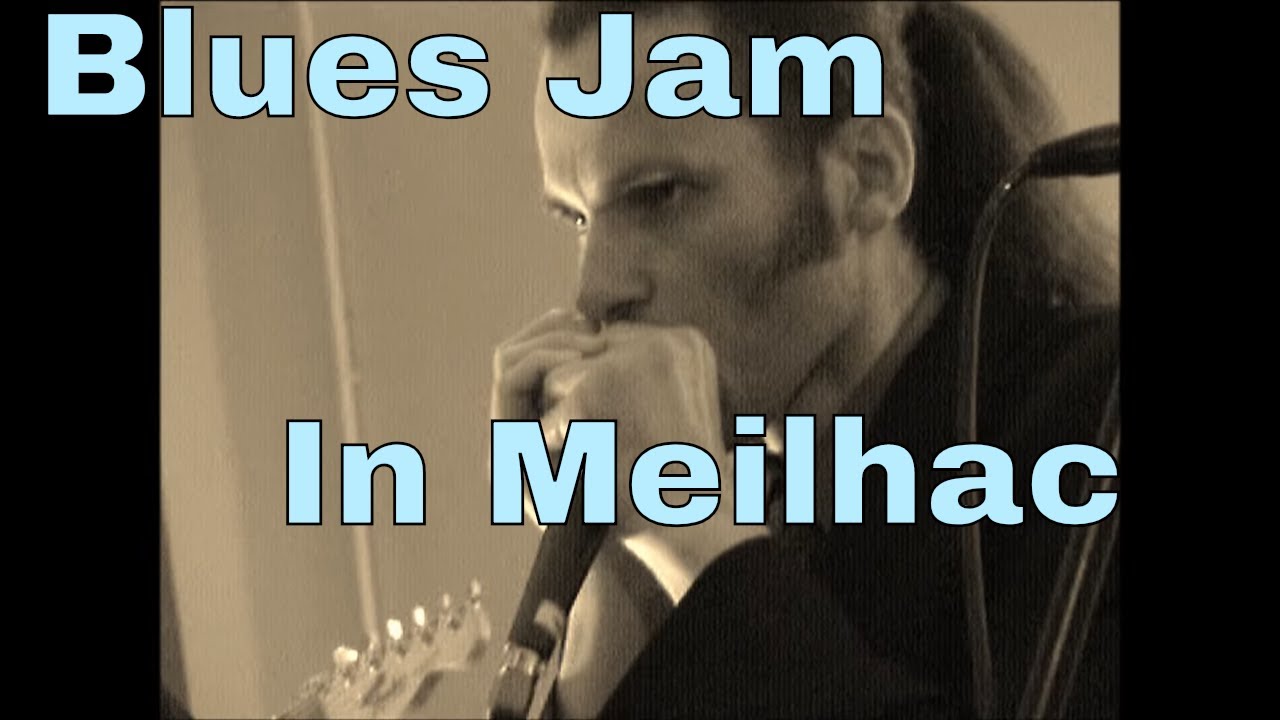 Blues Jam with guitar and harmonica solos