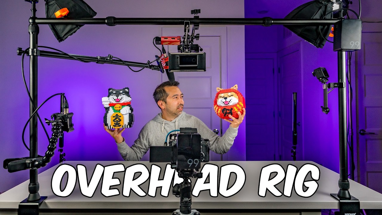 Amazing YouTube Overhead Camera Mount Rig // Neewer NK002