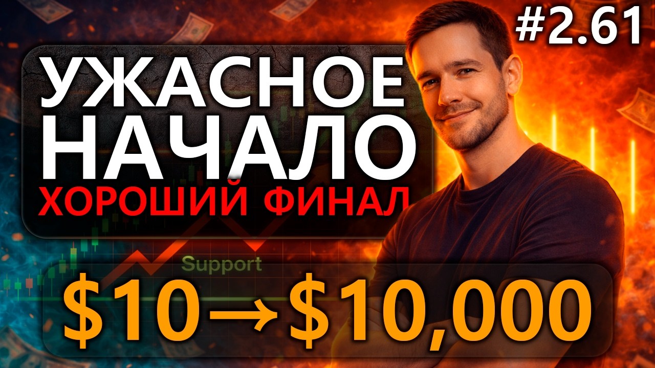 Ужасное начало, хороший финал | Марафон у брокера бинарных опционов Intrade Bar #61