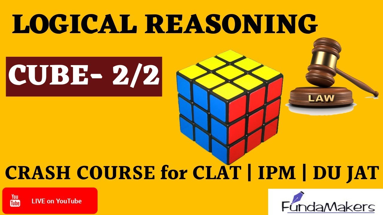 CLAT Online Class | DU JAT Online Preparation | Cubes- 2/2 | Crash Course for CLAT, IPM & DU JAT
