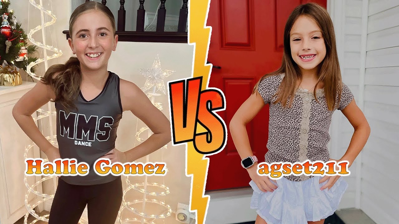 Hallie Gomez VS agset211 Transformation 👑 New Stars From Baby To 2026