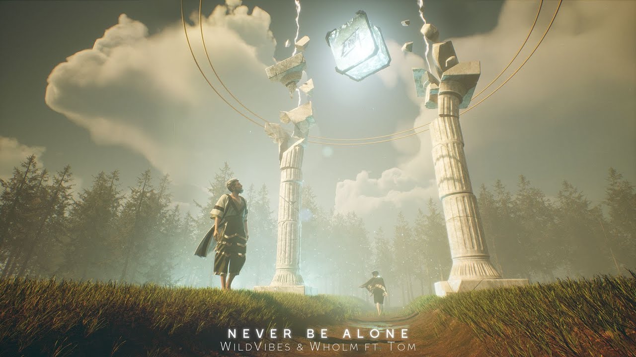 WildVibes & Wholm (feat. Tom) - Never Be Alone [Official Lyrics Video]