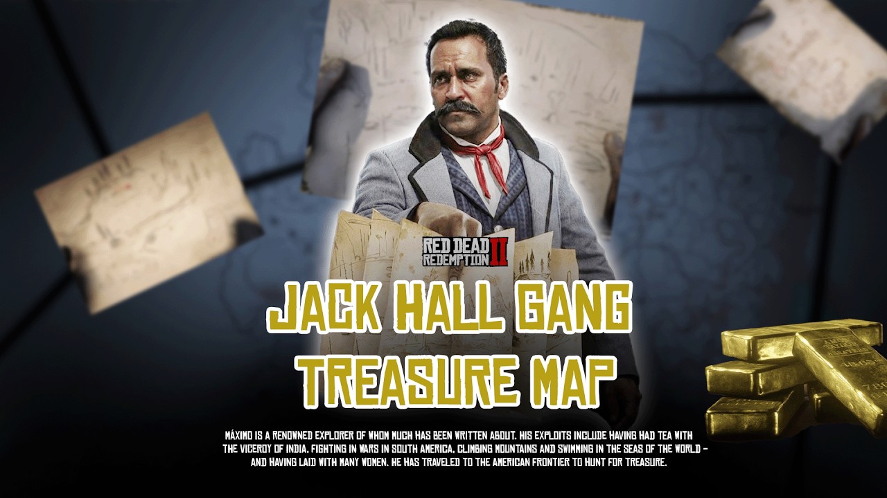 RDR2 - Jack Hall Gang Treasure Map / Gameplay EP.44