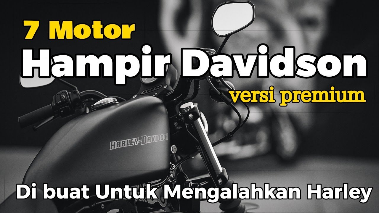 7 Motor yang di buat semirip mungkin untuk mengalahkan Harley Davidson, A.K.A 