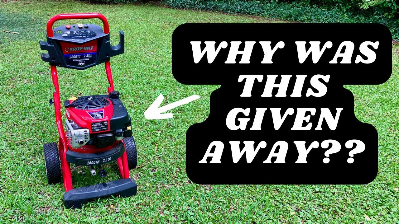 БЕСПЛАТНАЯ мойка высокого давления Troy Bilt/очистка карбюратора/замена масла