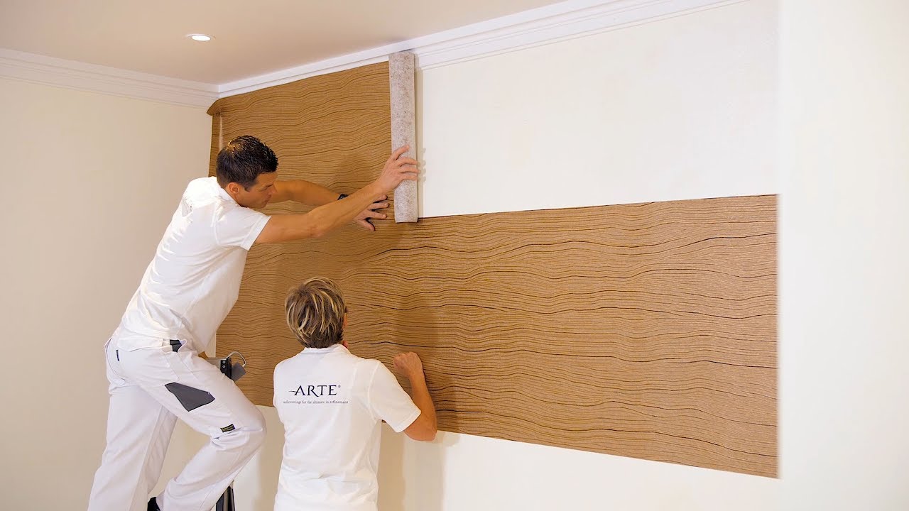 How to hang wallpaper horizontally? Step-by-step instructions