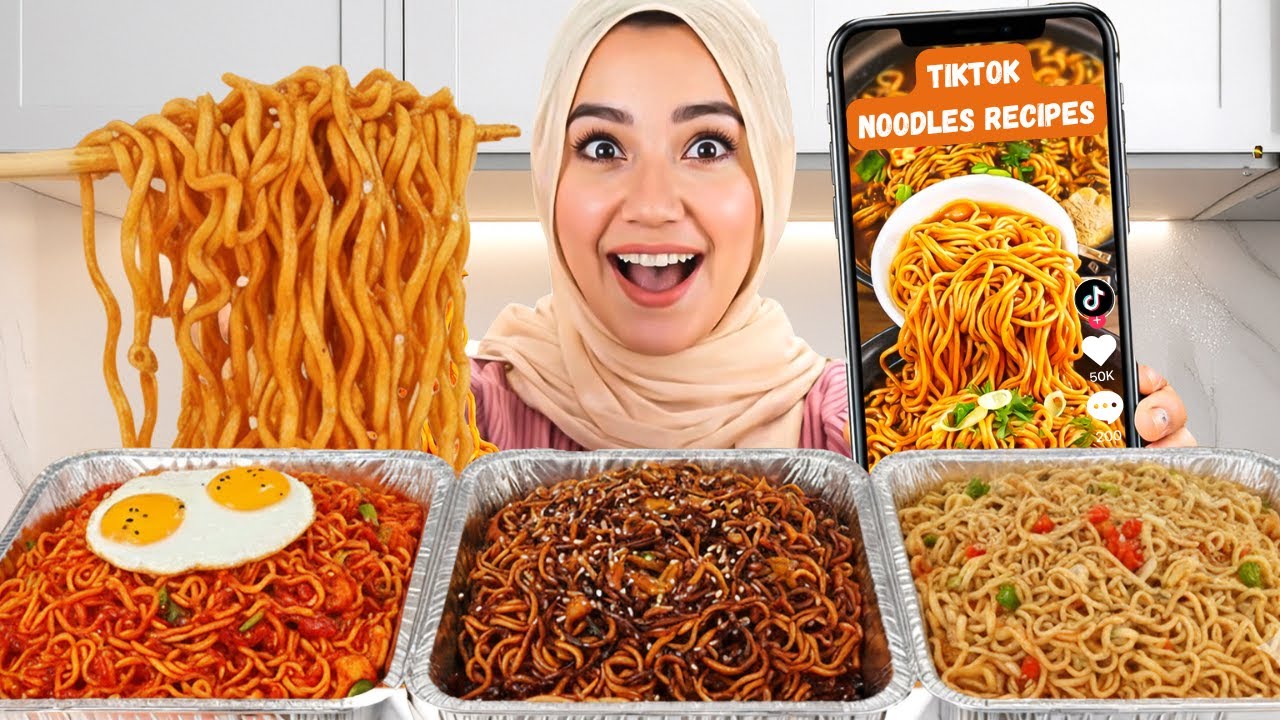 جربت أشهر ترندات الاندومي علي التيك توك 🍜 | مين فيهم يكسب ؟🏆