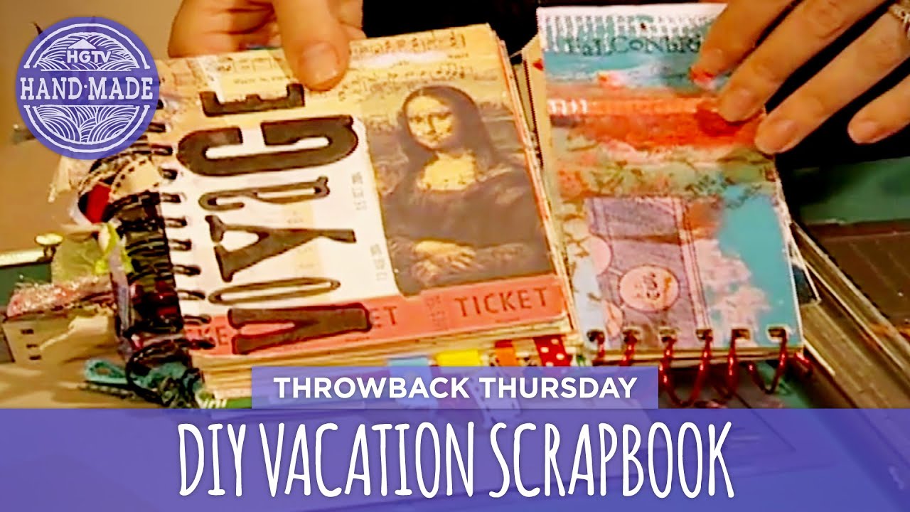 DIY Vacation Scrapbook - Throwback Thursday - HGTV Handmade