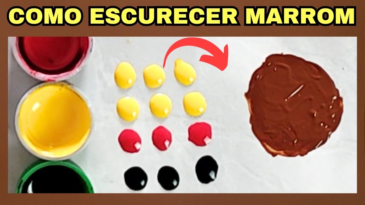 Como Escurecer a cor marrom