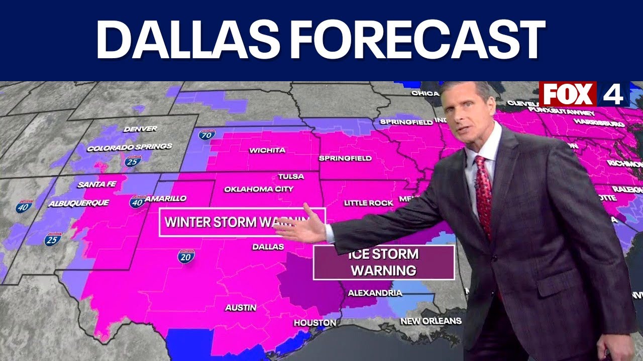 Dallas weather: Jan. 23 evening forecast