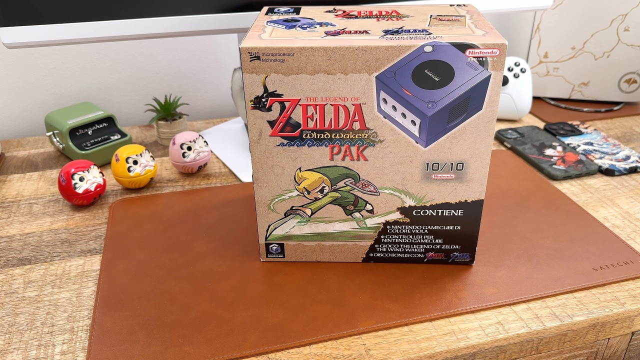 Unboxing GameCube Pure Konzola - The Legend of Zelda Wind Wake Pack Bundle CZ / SK