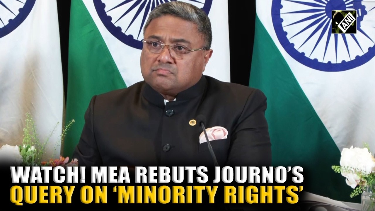 Must Watch! MEA responds sharply to questions on India&rsquo;s &lsquo;Press Freedom&rsquo; & &lsquo;Minority Rights&rsquo;