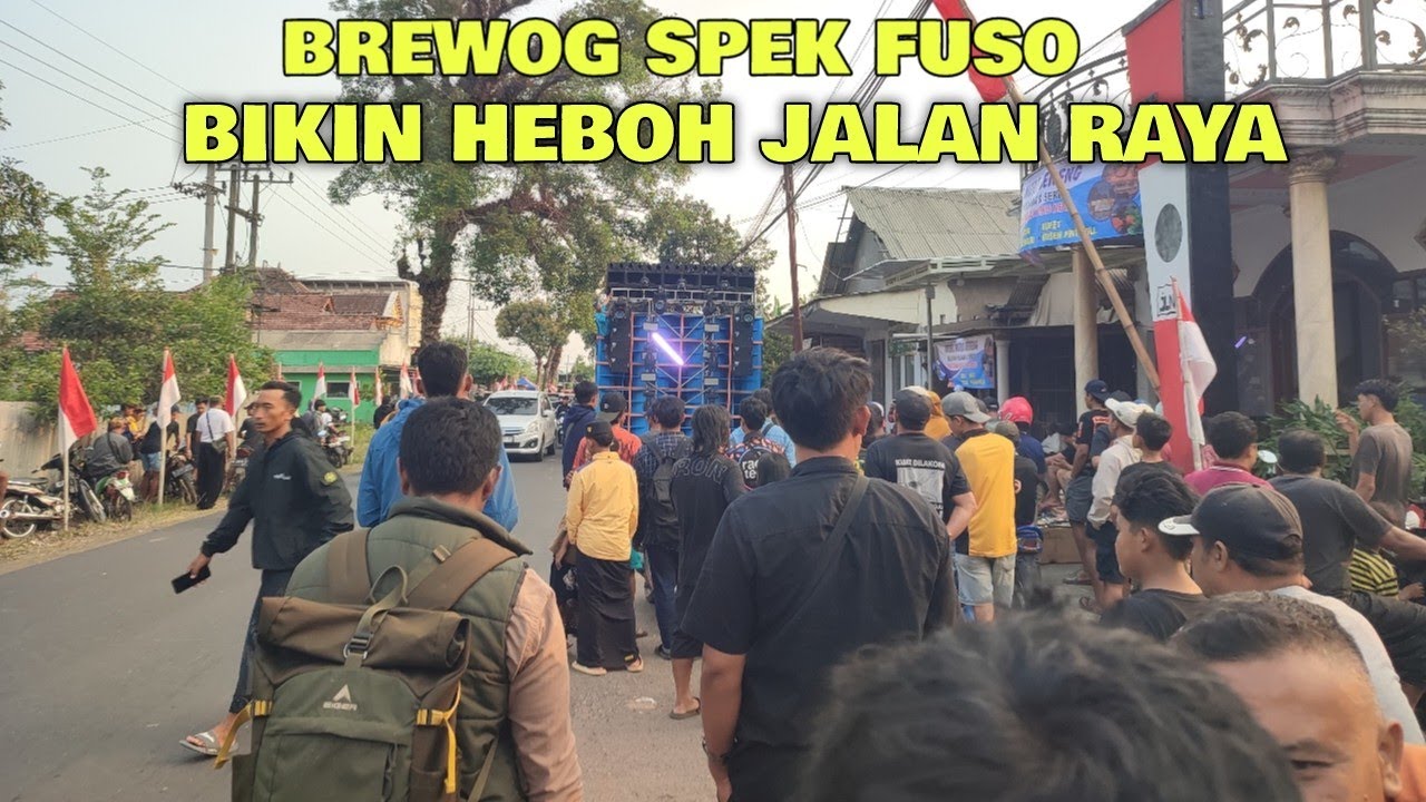 Brewog cek sound full fuso bikin heboh jalan raya Pagedangan Turen ‼️