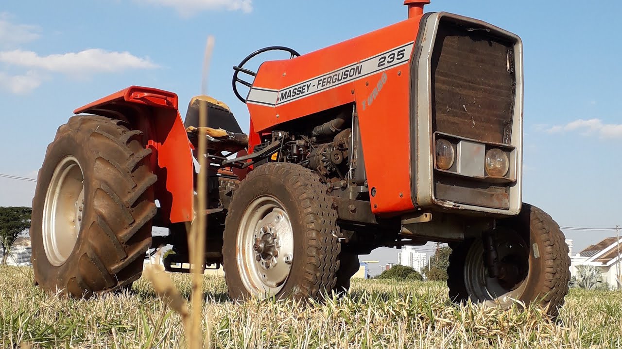 MF 235 embreagen dupla em  detalhes 