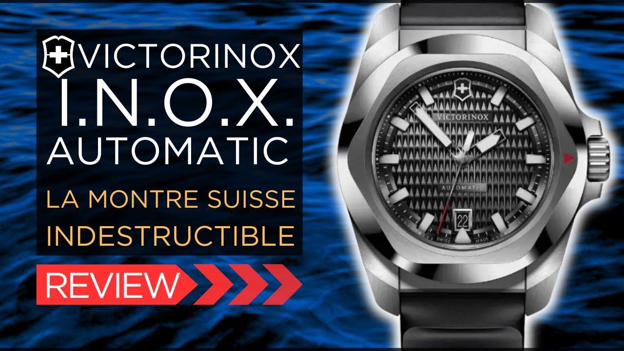 Victorinox I.N.O.X. : la MONTRE SUISSE INCASSABLE qui survit à un tank !