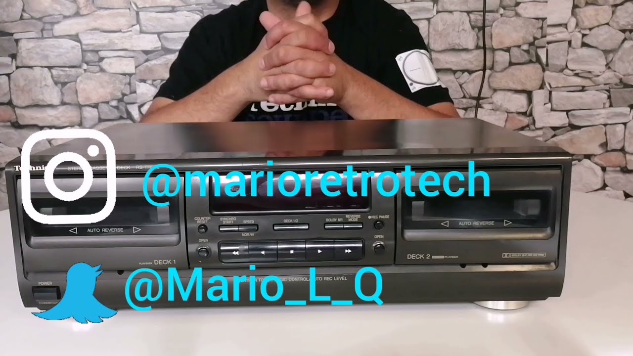 Technics RS-TR272 stereo cassette deck