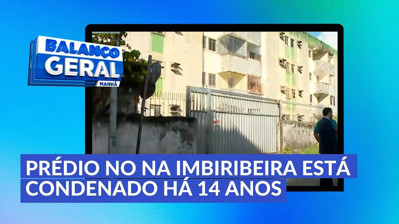 Prédio no Conjunto Residencial Boa Viagem, na Imbiribeira, está condenado há 14 anos