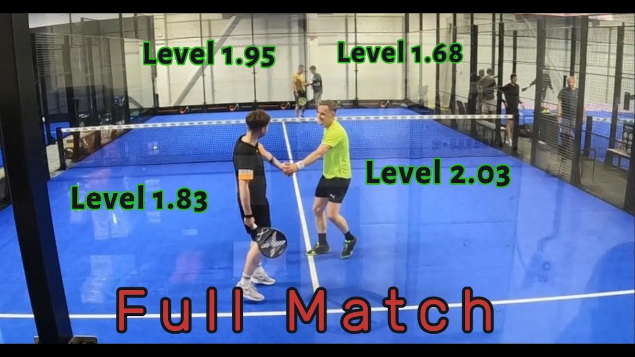 Full Padel Match | Playtomic Level 2 Players | Amateur Game