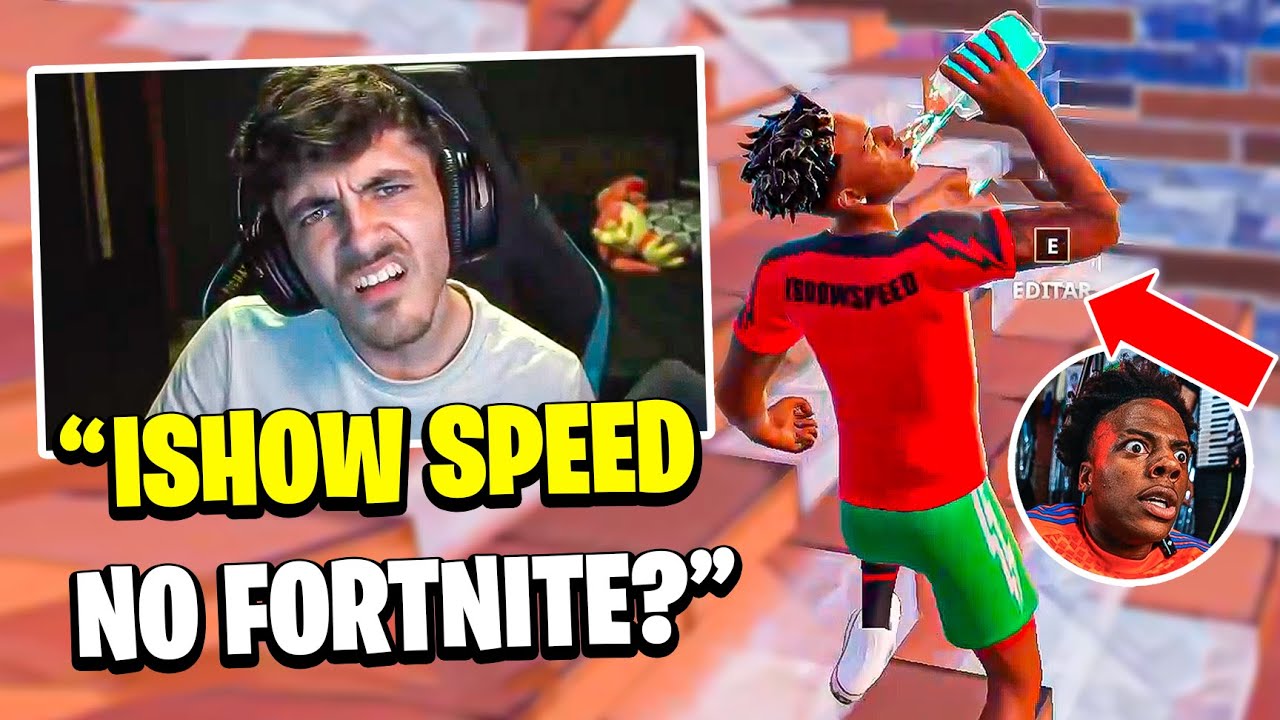 SUETAM testou SKIN do *IShowSpeed* no Fortnite p&oacute;s Natal!