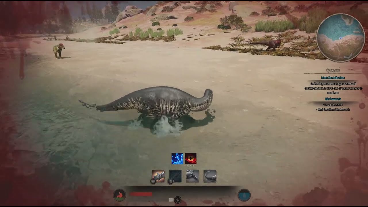 Path of Titans - Lurdusaurus vs Pachycephalosaurus Duo