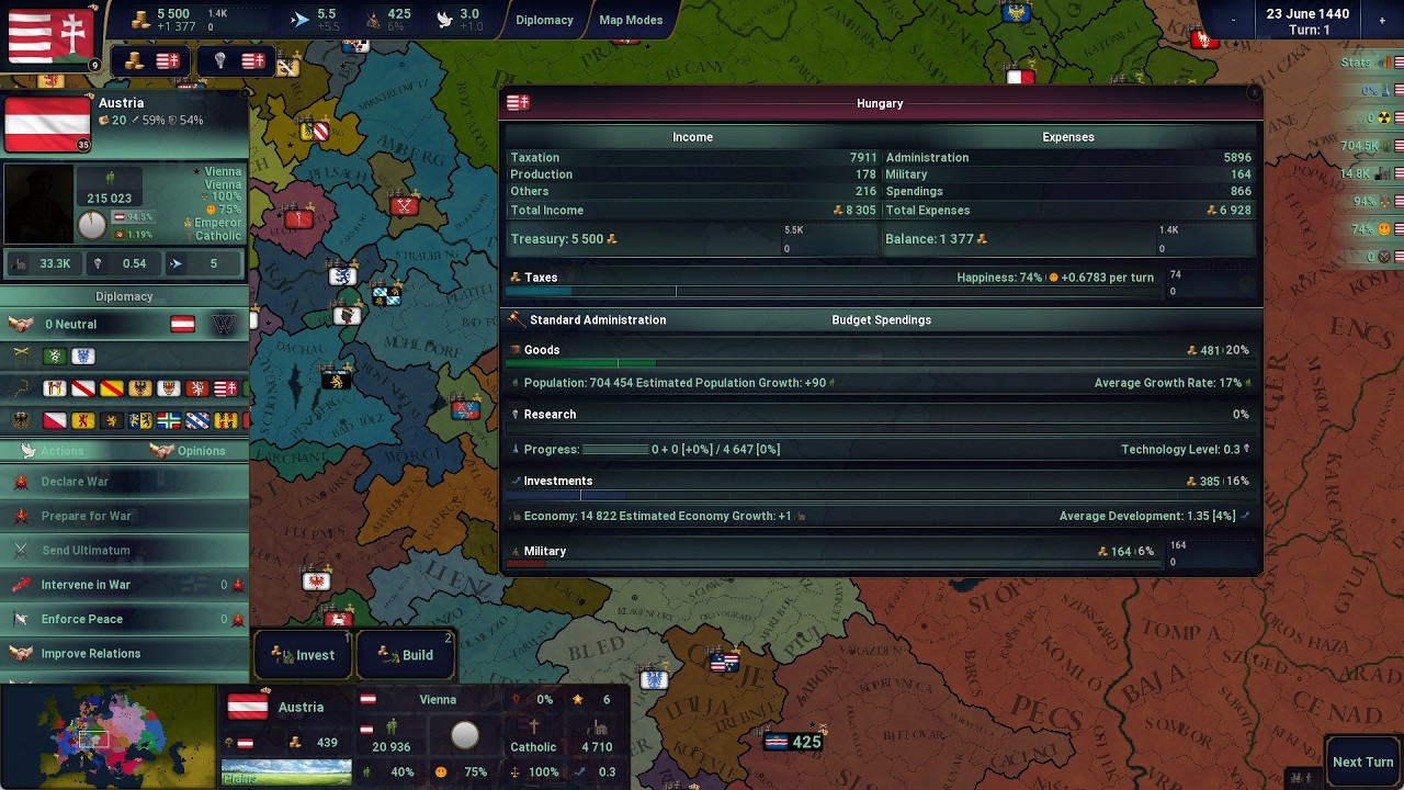 Green UI Colors Mod Example - Age of History 2: Definitive Edition
