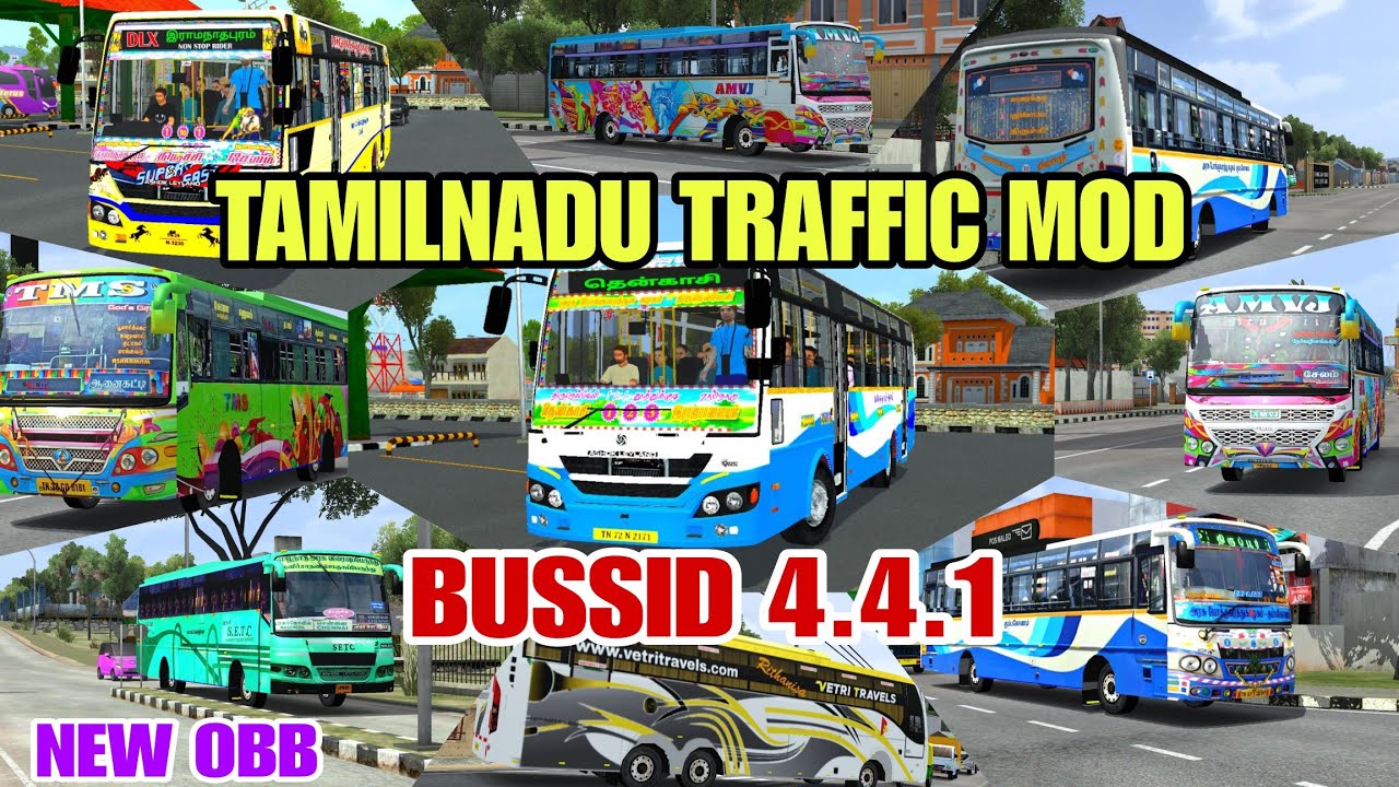 ВЫПУЩЕН МОД BUSSID 4.4.1 TAMILNADU TRAFFIC ||BUS SIMULATOR INDONESIA 4.4.1