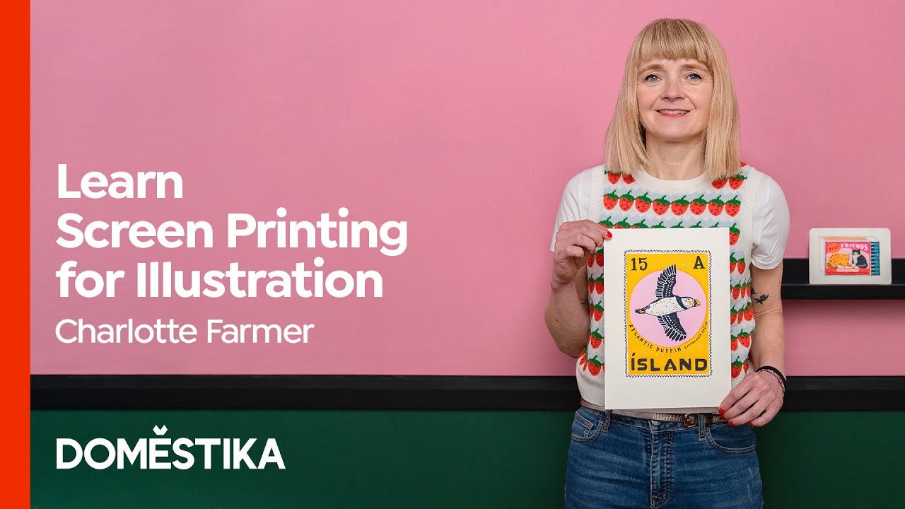 Introduction to Screen Printing for Illustration - Course by | Domestika English