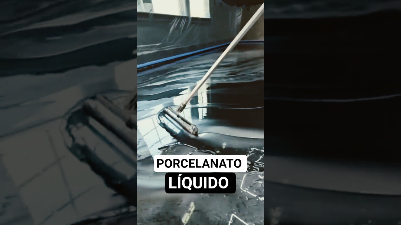 Porcelanato l&iacute;quido para piso metalizado perolizado - Resina Epoxi e endurecedor