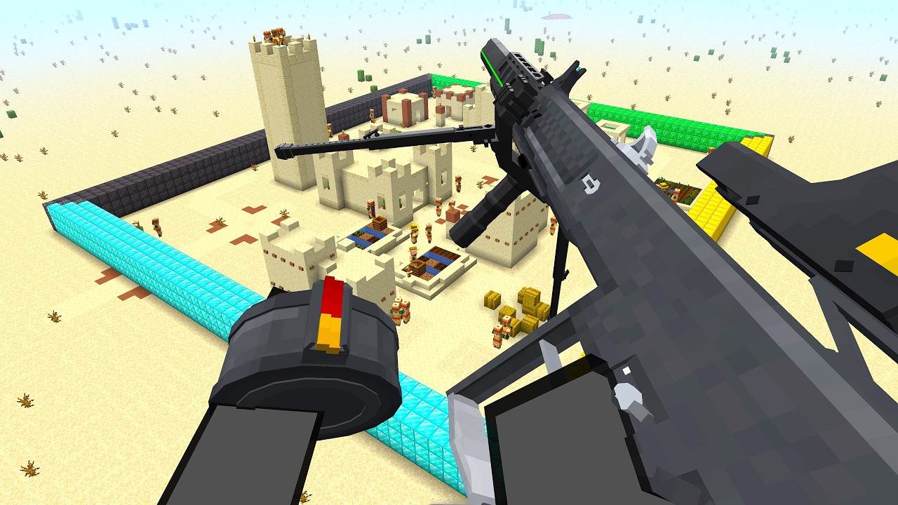 Desert Village Defense [Minecraft Warfare]