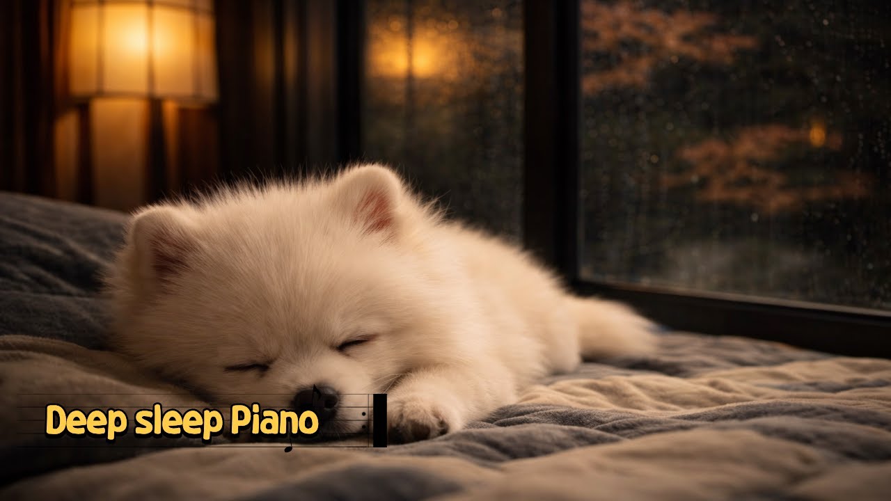 Deep Sleep Piano 🌙 잠들기 좋은 잔잔한 피아노 | Sleeping White Pomeranian