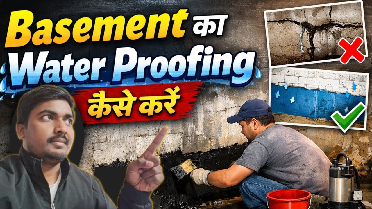Basement Water Proofing Work | Stop Leakage | RCC Waterproofing | Bosak Civil Construction 