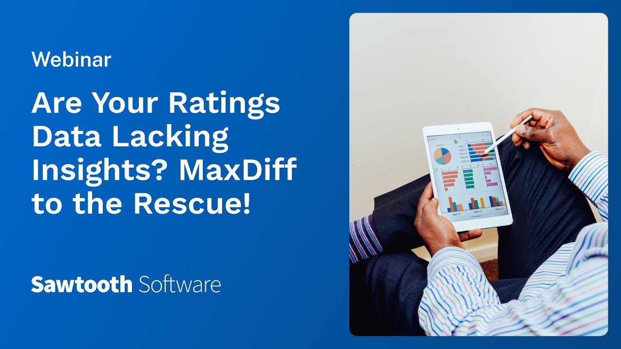 Are Your Ratings Data Lacking Insights? MaxDiff to the Rescue!