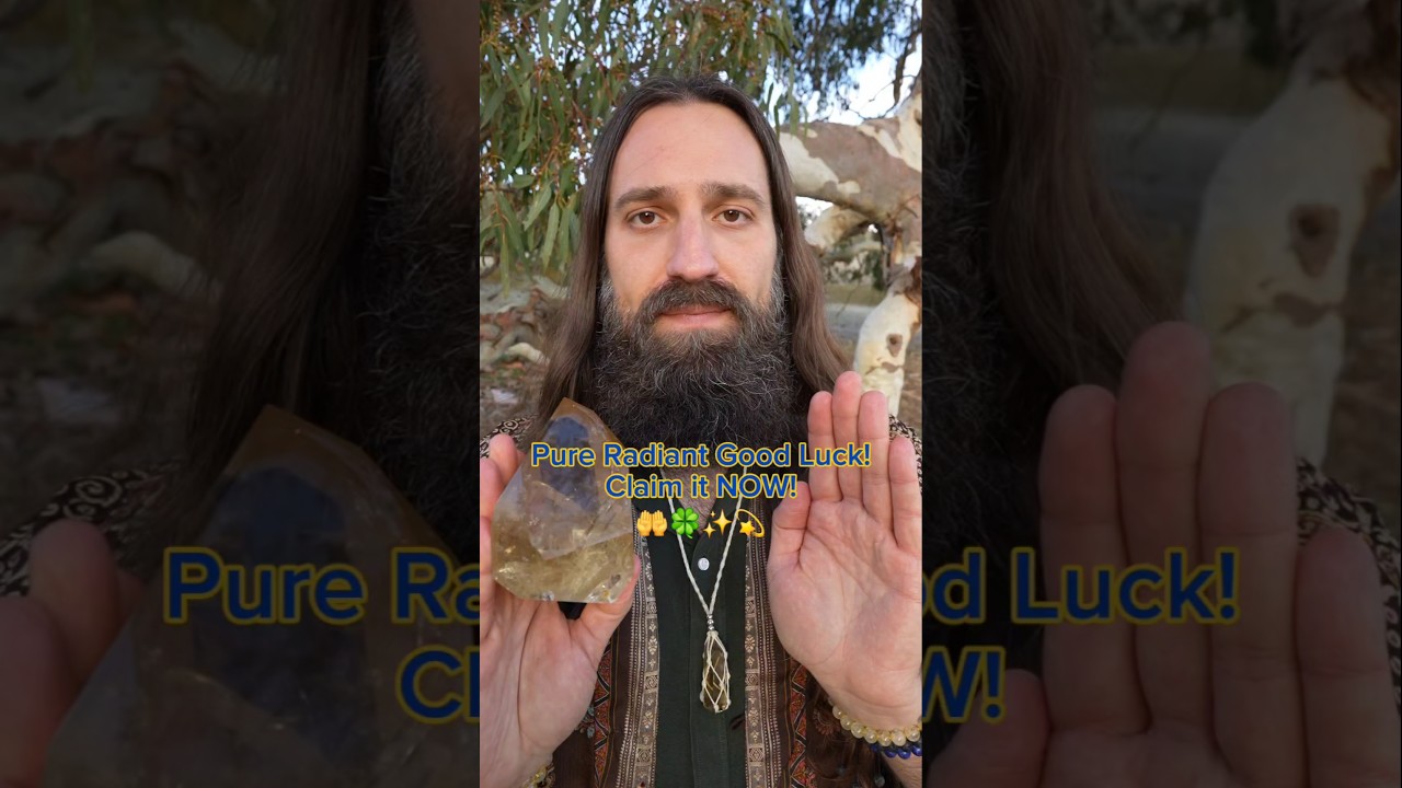 🍀Pure Radiant Good Luck | Claim it NOW | ASMR REIKI #shorts #asmr #reiki #goodluck