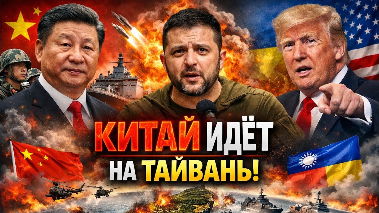 МИР РАДИ ВОЙНЫ С КИТАЕМ?! Тайвань на очереди, Зеленский клянчит деньги в Европе 