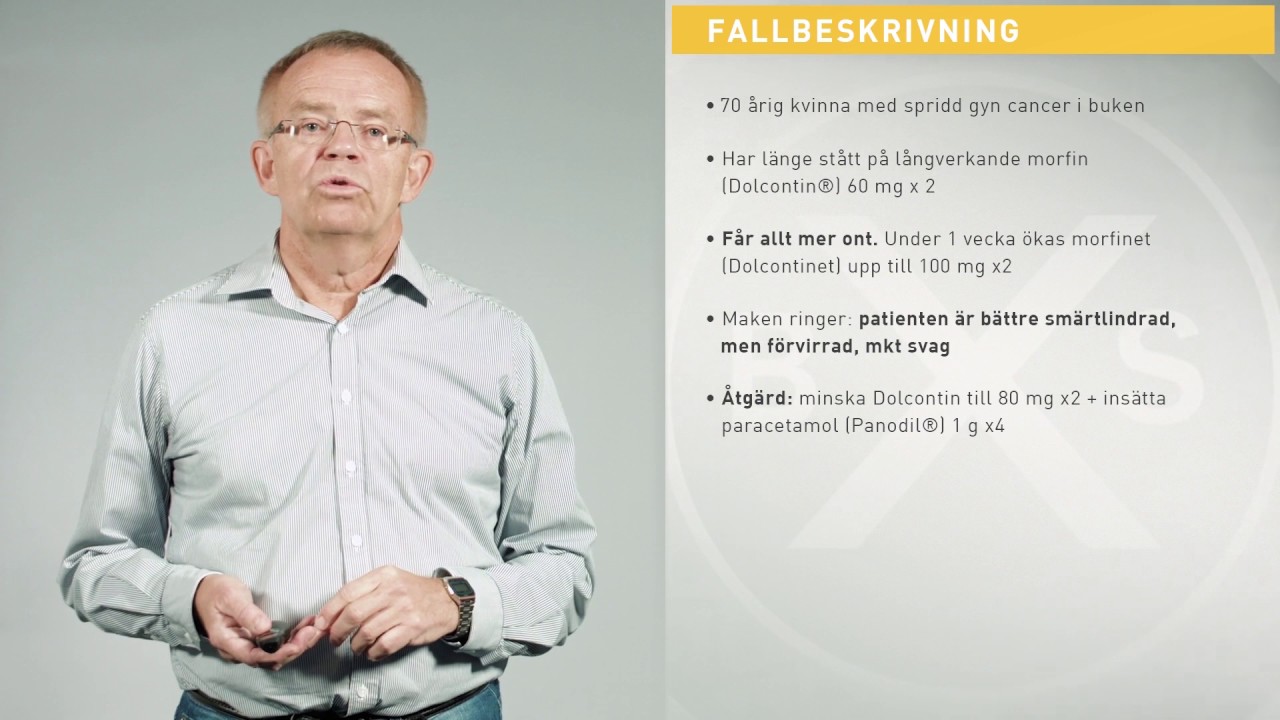 Farmakologisk behandling av smärta i palliativ vård