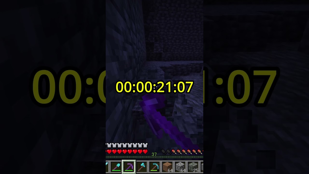 Kopię codziennie przez minute dop&oacute;ki nie dokopię się do bedrocka Dzień 88 #minecraft #gaming