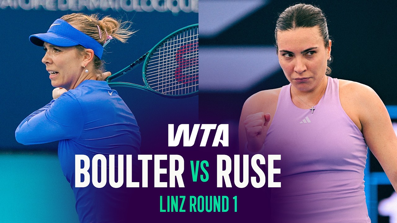 Кэти Боултер против Елены-Габриэлы Русе | 1-й раунд турнира WTA в Линце, 2026 | Обзор матча