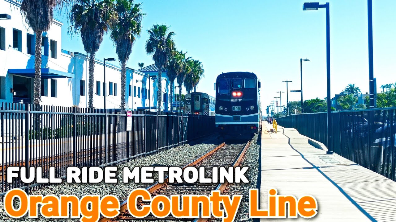 Traveling California by Train - Metrolink Orange County Line (Full Ride)