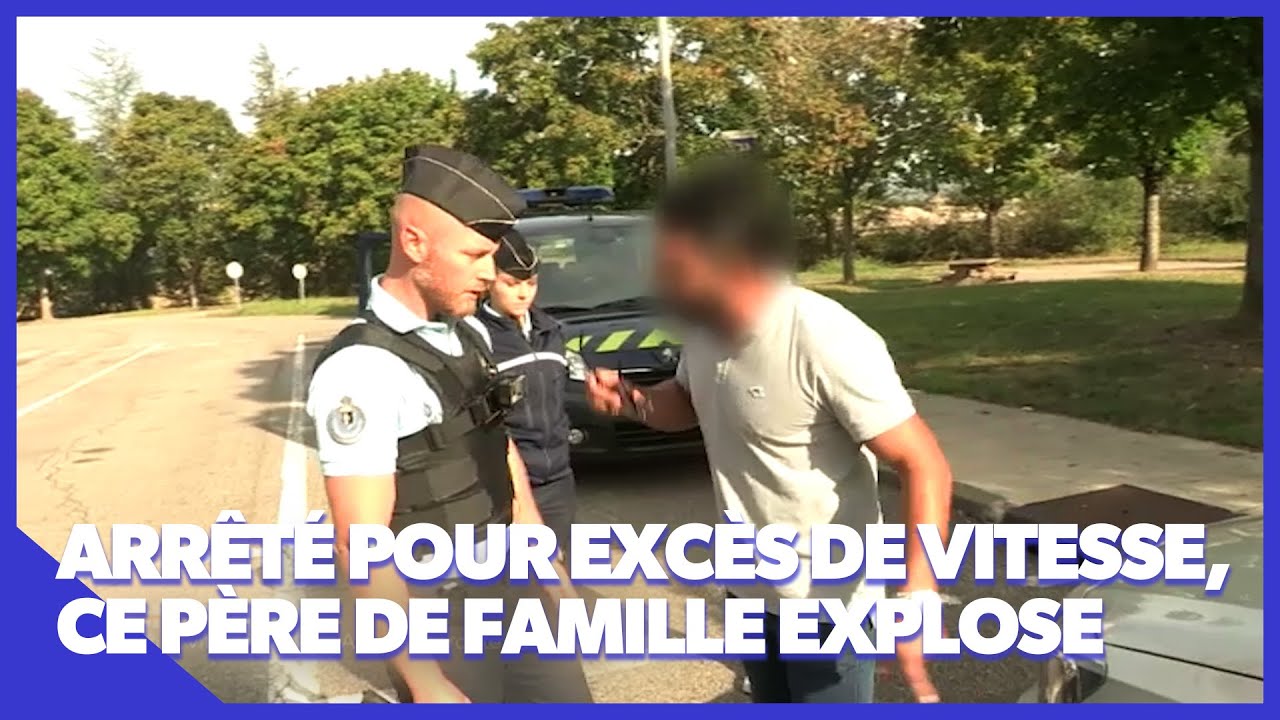 Excès de vitesse sur l'autoroute...