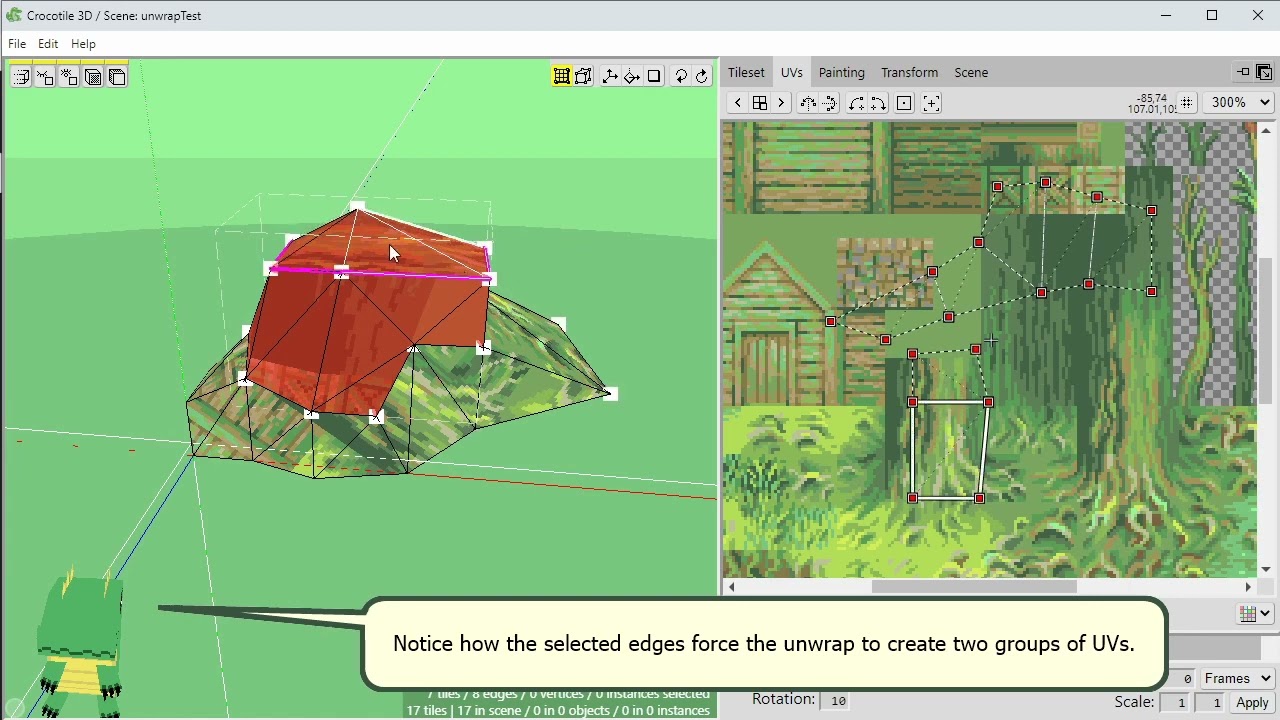 Crocotile 3D 🐊 Unwrap UVs