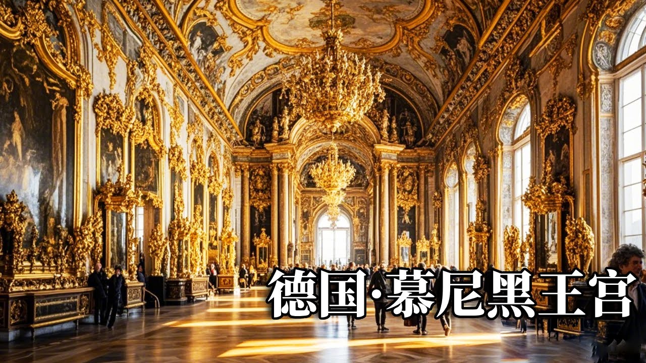 参观欧洲最具价值的宫殿建筑群&mdash;&mdash;慕尼黑王宫，里面装潢设计令人叹为观止，还藏有数不清的宝物【行走世界的北京老刘】