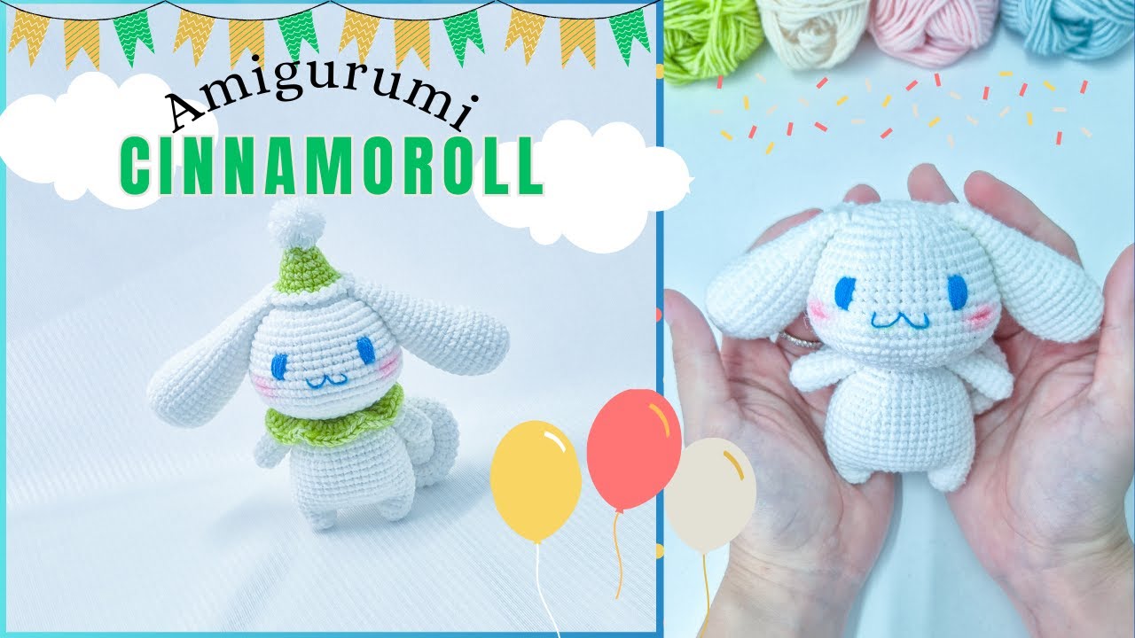 Crochet Amigurumi Cinnamoroll - Crochet Sanrio Patterns | NHÀ LEN