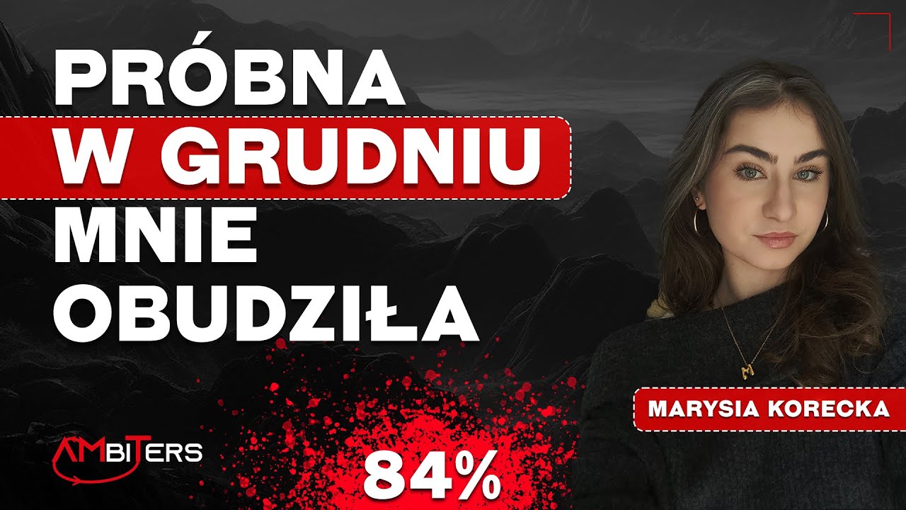 #25 Nie poszło na próbnej? Tak Marysia wyciągnęła 84% z matmy rozszerzonej w 4 miesiące.