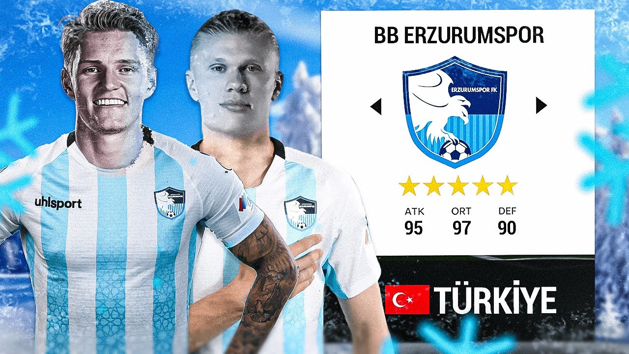 TÜRKİYENİN EN SOĞUK TAKIMI ERZURUMSPOR REBUİLD ! EA FC 24 REBUİLD