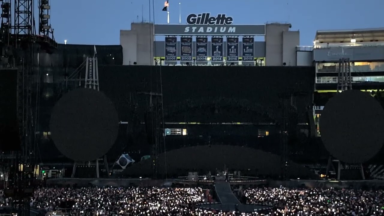 Coldplay opening at Gillette stadium foxboro MA.