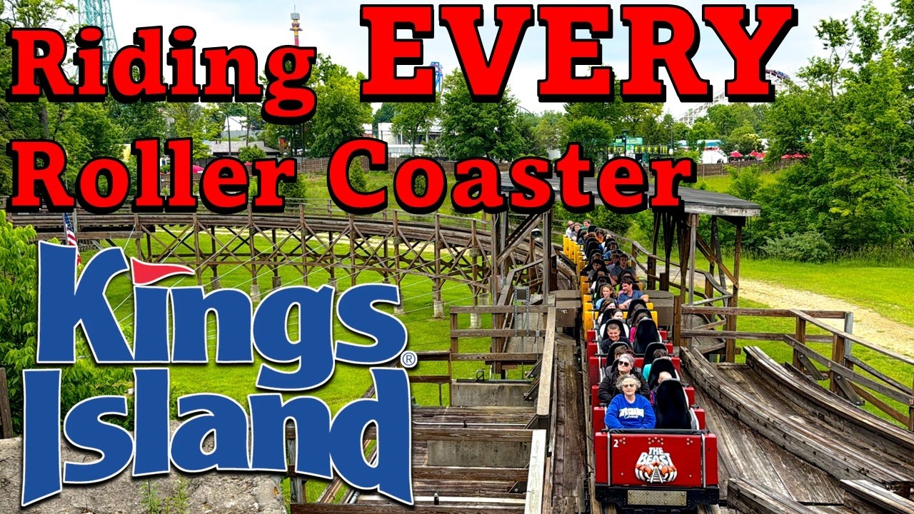 Riding EVERY Roller Coaster at Kings Island...in ONE DAY!